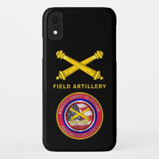 Veteraan Veteraan Veldartillerie Soldaat van het r Case-Mate iPhone Case (Achterkant)
