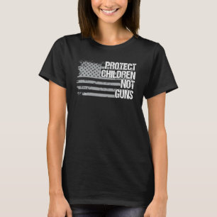 Veteraan Veteran US Flag beschermt kinderen niet G T-shirt
