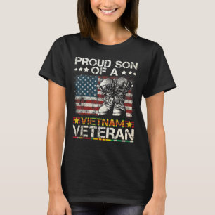 Veteraan Veteran Vlag van Vietnam T-shirt