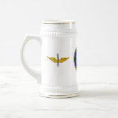 Veteraan voor de burgerluchtvaart bierpul (Links)