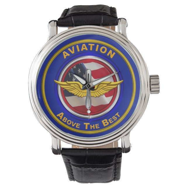 Veteraan voor de burgerluchtvaart horloge (Voorkant)