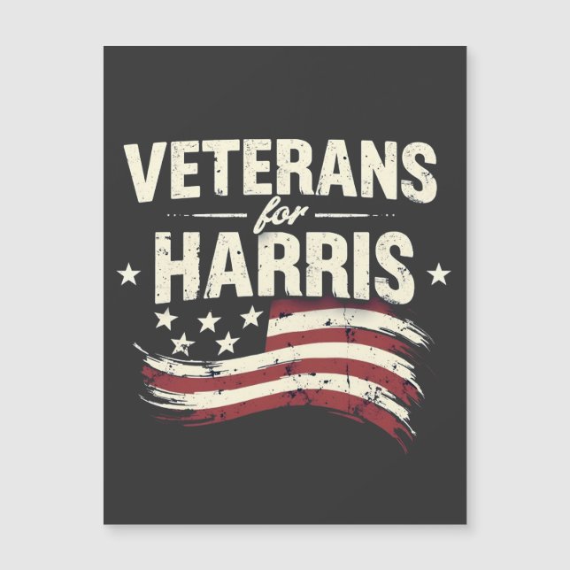 Veteraan voor Harris Kamala Harris Army Election (Voorkant)