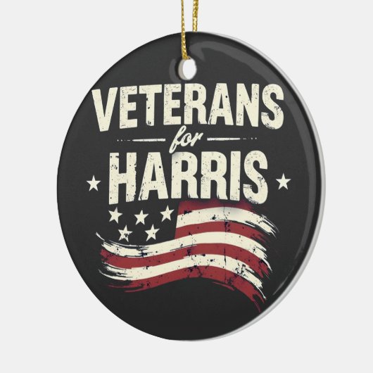 Veteraan voor Harris Kamala Harris Army Election Keramisch Ornament (Links)