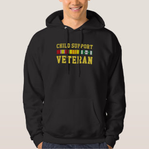 Veteraan voor kinderondersteuning hoodie