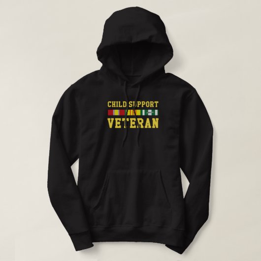 Veteraan voor kinderondersteuning hoodie (Design voorkant)