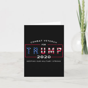 Veteraan voor Trump 2020&#; - Houd onze militaire Kaart