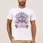Veteraan Vrijheidsverdediger en opa T-shirt (Voorkant)