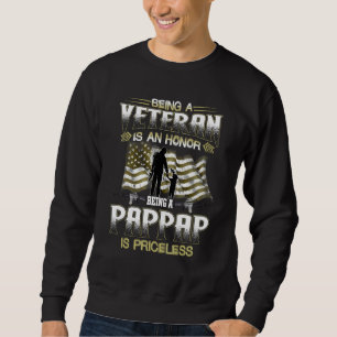 Veteraan Zijn Is Een Eer Pappap Zijn Is Prijs Trui