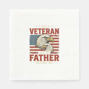 Veteraan zoals mijn vader voor mij Eagle T-shirt_1 Servet