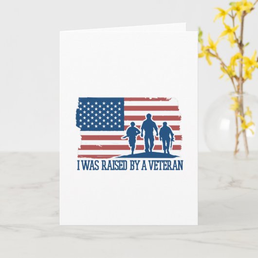 VETERAAN ZOON CITAAT KAART (Gele Bloem)