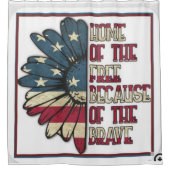 Veteraan's Remembrance and Honor Douchegordijn (Voorkant)