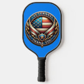 Veteraan's Thank You Day Pickleball Paddle (Achterkant)