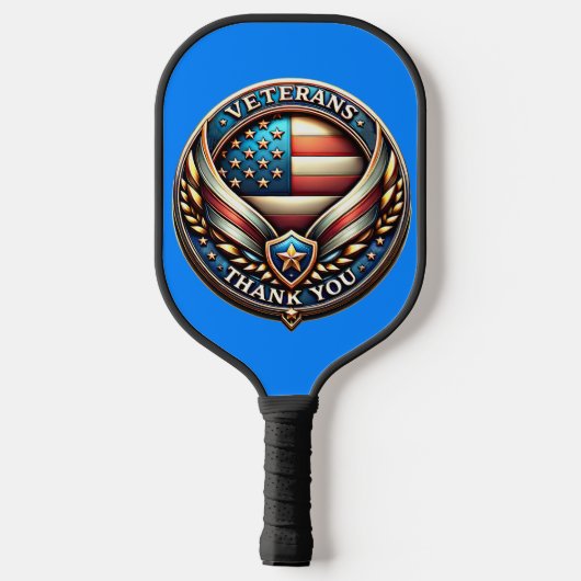 Veteraan's Thank You Day Pickleball Paddle (Achterkant)