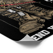 Veteran 22 A Day Take Their Lives End Veteran Suic Poster (Hoek)