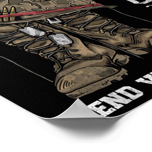 Veteran 22 A Day Take Their Lives End Veteran Suic Poster (Hoek)