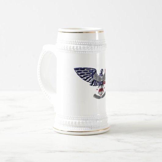 Veteran American Eagle "Proud to Served" Bierpul (Voorkant links)