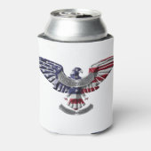 Veteran American Eagle "Proud to Served" Blikjeskoeler (Blikje Achterkant)