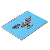 Veteran American Eagle "Proud to Served" Notitieboek (Linkerzijde)
