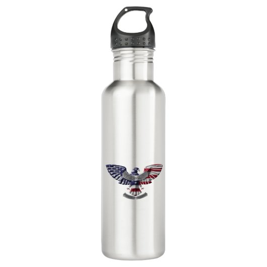 Veteran American Eagle "Proud to Served" Waterfles (Voorkant)