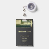 Veteran Badge (Voorzijde met uittrekbare clip)