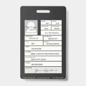 Veteran Badge (Achterkant)