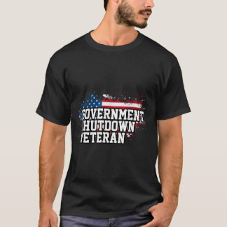 Veteran bij stopzetting overheid t-shirt