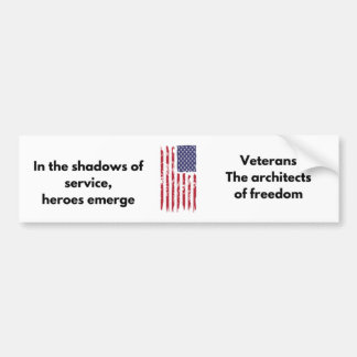 Veteran Bumpersticker - Vrijheidsarchitect