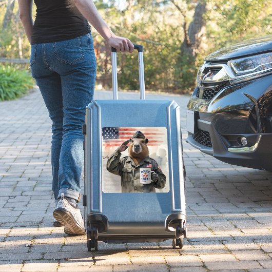 Veteran Capybara Sticker (Koffer Insitu)