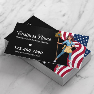 Veteran Cleaning Service Professionele Huishouding Visitekaartje