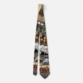 Veteran Collage Veterans Day Stropdas - Bedankt ve (Achterkant)