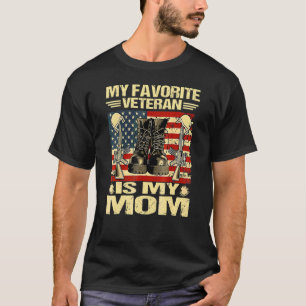 Veteran Day Mijn favoriete veteraan is mijn moeder T-shirt