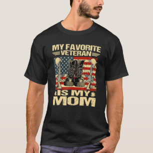 Veteran Day Mijn favoriete veteraan is mijn moeder T-shirt