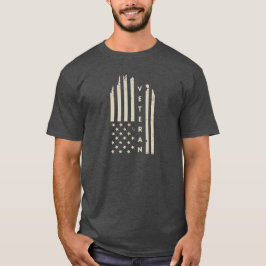 Veteran Day Patriottische Viering Retro USA Vlag T-shirt