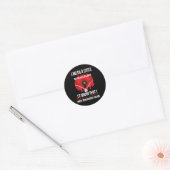 Veteran Day Red Poppy Flower Verenigde Staten Memo Ronde Sticker (Envelop)