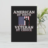 Veteran door keuze - Happy Veterans-dag support Bedankkaart (Staand voorkant)