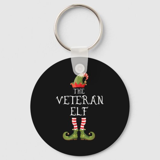 Veteran Elf Family Matching Group Christmas Us Arm Sleutelhanger (Voorkant)