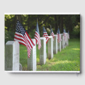 Veteran Flags Celebration of Life Guest Book Gastenboek (Achterkant)