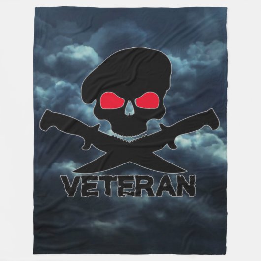 VETERAN FLEECE BLANKET DEKEN (Voorkant)