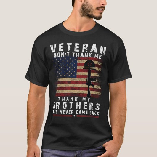 Veteran Freedom is niet gratis, "Bedankt voor je g T-shirt (Voorkant)