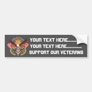 Veteran Friend of Family Member Zie notitiebord Bumpersticker