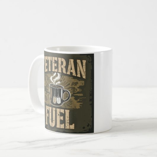 Veteran Fuel Patriotic Coffee Mok (Voorkant links)