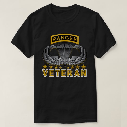 Veteran Funny Airborne Ranger Army T-shirt (Design voorkant)