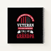 Veteran Grandpa Notitieboek (Achterkant)