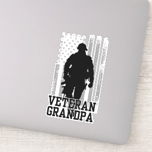Veteran Grandpa Sticker