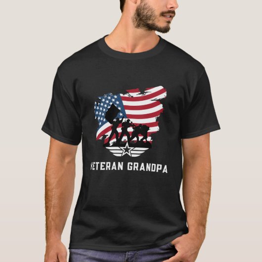 Veteran Grandpa T-shirt (Voorkant)