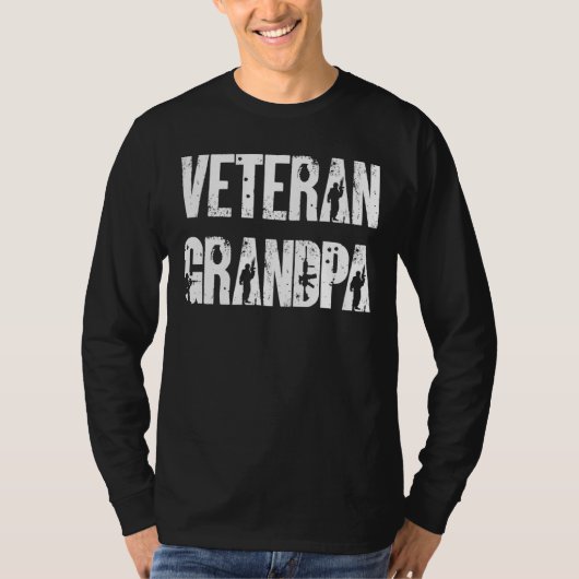 Veteran Grandpa T-shirt (Voorkant)