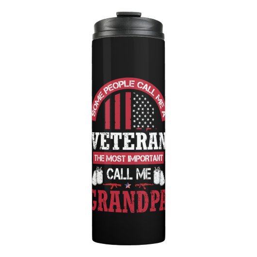 Veteran Grandpa Thermosbeker (Voorkant)