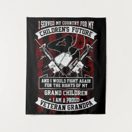 Veteran Grandpa Wandkleed