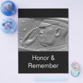 Veteran Hero Honor Salute Flyer Sjabloon (Enkel)