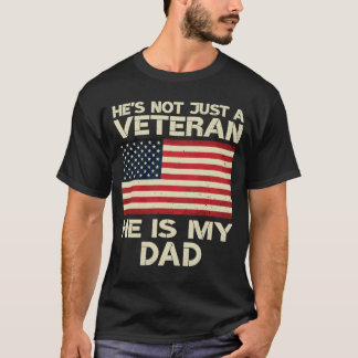VETERAN Hij is mijn Amerikaanse Veteranendag Gi T-shirt